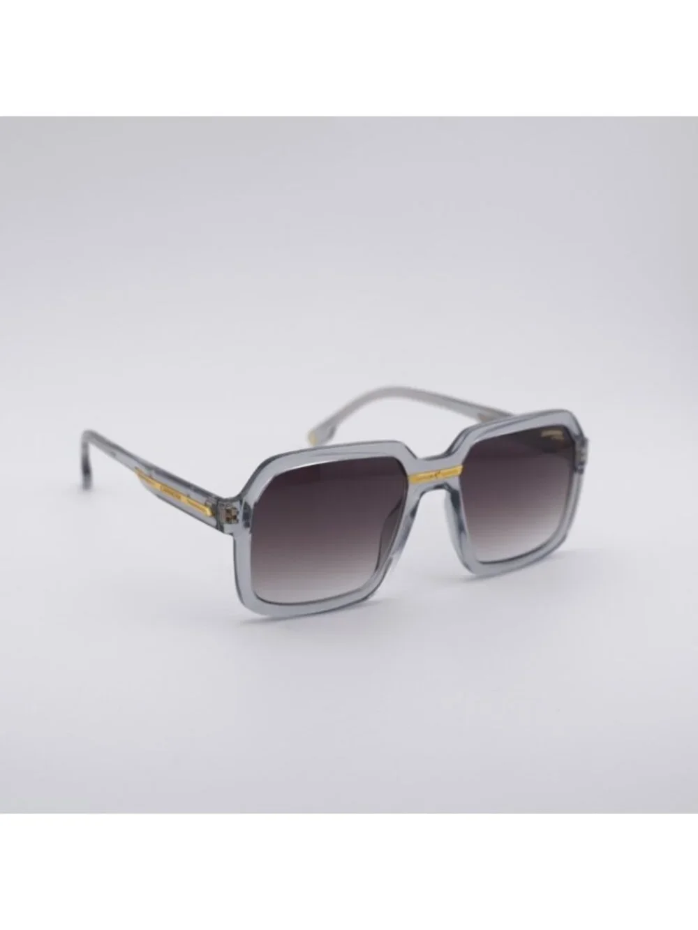 Carrera VICTORY C 08/S 0KB7 9K Sunglasses Grey Square Frame, Green Lenses